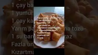 Pişi Tarifi#pişi#pişitarifi#kahvaltılıktarifler#kahvaltı#hamurkızartması#hamurisleri#pratiktarifler