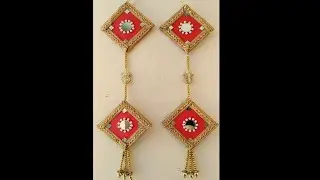 Door Hanging Toran | Diwali Decoration Ideas / Best out of waste /home decor ideas #shorts