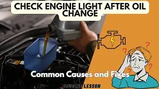 Почему после замены масла загорается индикатор &laquo;Check Engine&raquo;?