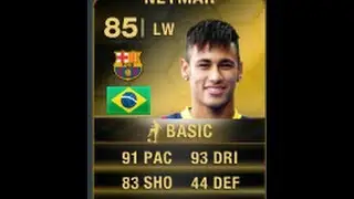 FIFA 14 IF NEYMAR 85 Player Review & In Game Stats Ultimate Team