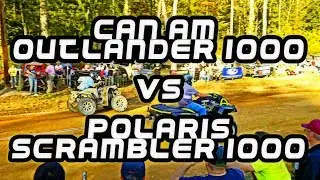 Can am Outlander 1000 vs Polaris Scrambler 1000 [RACE-competition] #2