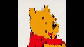 Processing - simple mosaic(bear)