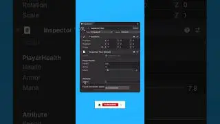 Настройка значений в инспекторе👾 #unity3d #gamedev #разработкаигр #айти #inspector #coding