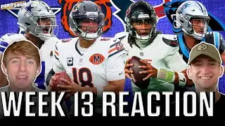 NFL Week 13 Reaction: Texans win AGAIN vs. Colts, Panthers STUN Rams, Cowboys top Chiefs | Nerd Sesh