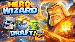 Not My Best Drafts... | Hero Wizard Draft Clash Royale Gameplay