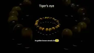 Tiger's Eye Bracelet #gemstonebracelet #solarplexuschakra #tigerseye #tigereye  #crystalhealing