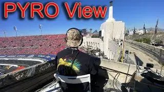 NASCAR PYRO Point of View at the LA Coliseum!
