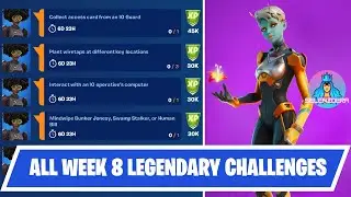 *ALL* WEEK 8 LEGENDARY Quests/Challenges Guide | Fortnite Chapter 2 Season 7