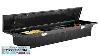 VEVOR Crossover Truck Tool Box 69x20x18 In Heavy Duty Aluminum Toolbox
