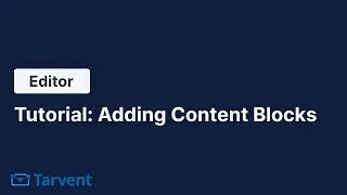 Tutorial: Adding Content Blocks
