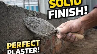 Mazdoor Style Plaster Work 💪 | Choti Deewar Ka Solid Finish