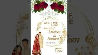 Barat invitation card | graphics design #card #subscribe #like #comment #share