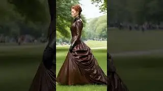 Leather Bustle Gowns Inspired by Victorian Elegance | Timeless & Bold #leather #victorian #fashion