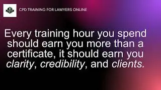The Power of Practical CPD for Lawyers. #Lawyers #LegalPractice #CPDTraining
