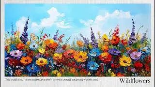 Wildflowers 🌿🌼☁️ | Peaceful Piano Music for a Calm and Focused Morning