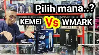 mesin cukur kemei 5027 vs wmark c24 (detailer/trimmer)
