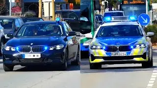 2x FuStW + ZFuStW + F&uuml;KW ADL Ost Polizei M&uuml;nchen