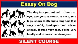 Essay on Dog In English | The Dog Essay