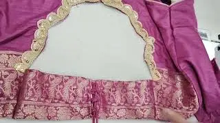 Blouse Back Bada Ho Gaya? Net Attach Karke Perfect Fit | Easy Tailoring Trick&ldquo;Back Loose? Net Fix&rdquo;👍🏻