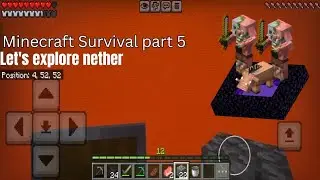 Beginner vs Nether 😂 | Minecraft First Time&rdquo;