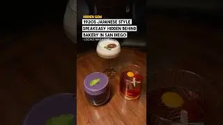 Discover Bar Kamon, a hidden gem in San Diego! 🍸Speakeasy vibes, creative cocktails, and great food
