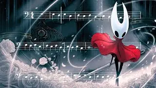 EASY Cello/Trombone/Bassoon/Tuba/Bass Sheet Music PLAY ALONG - Hollow Knight Silksong - Menu Music