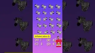 How Many zebras are there #brain #gaming #zebra #shorts #trending #test #viral