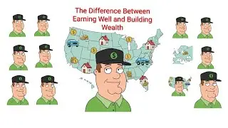 The Difference Between Earning Well and Building 🤑 earning vs wealth, earning well vs building wealt