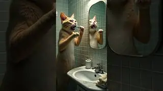 Cat cleaning teeth 🪥 #cat #amazing #catcare #clips #teeth #shorts