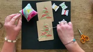 The Cole Card Company - Christmas Tree Embroidered Card Instructions