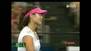Li Na vs Anabel Medina Garrigues 2012 Hopman Cup Highlights