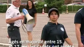Les cadets et les aspirants se préparent au défilé