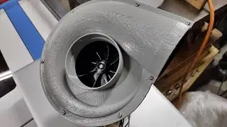 3d Printed Impeller for K40 Laser Cutter
