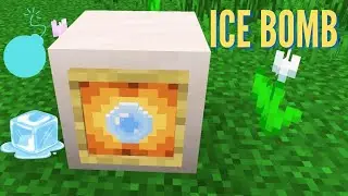 🟩⛏️MINECRAFT: Ice Bomb  💣❄️#minecraft #minecraftbuilding #ice