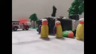 Bombeiros em miniatura 