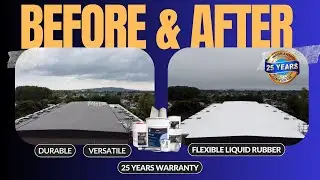 How to Waterproof a Large Single Ply Roof with Lava 20? | Owl Waterproofing