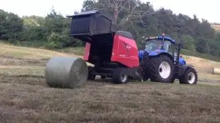 New Holland T7.235 Tractor & KUHN VB2160 Bailer