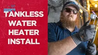 The complete process of Tankless Water Heater installation.