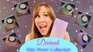 Devinah Cosmetics Halo Moon Swatches! So Sparkle!