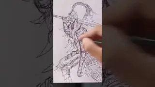 MI ARTE EN ACCI&Oacute;N #darksouls #dibujo #drawing #speedpaint #gamer #juegos #fromsoftware #art