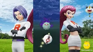Battle Jessie and James + Catch Shiny Shadow Koffing | Pokemon GO