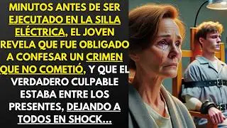 MINUTOS ANTES DE SER EJECUTADO EN LA SILLA ELÉCTRICA, REVELA QUE FUE OBLIGADO A CONFESAR UN CRIMEN..