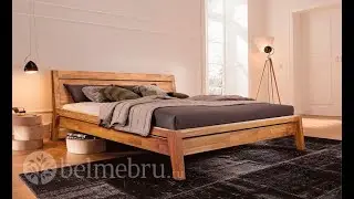 Кровать Бриджит дуб массив