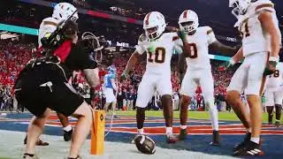 Malachi Tony taking screen the the crib (fiesta bowl 2026)