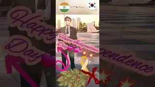 Happy Independence Day #India #South Korea #bts #shorts