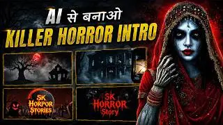 Make Killer Horror Intro Video with AI | YouTube Secret!