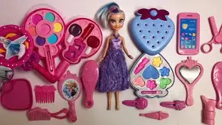 Frozen Elsa Beauty Makeup Set | Satisfying Unboxing Disney Princess MATTEL Doll Collection | ASMR