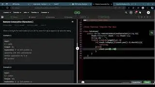 Remove Consecutive Characters   Practice   GeeksforGeeks and 5 more pages   Personal   Microsoft​ Ed