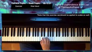 Hand Independence Exercise - Basic Piano