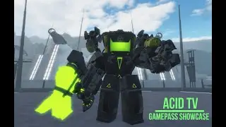 Acid Medium Tvman Gamepass Showcase | Reinald Toilet Roleplay | Roblox